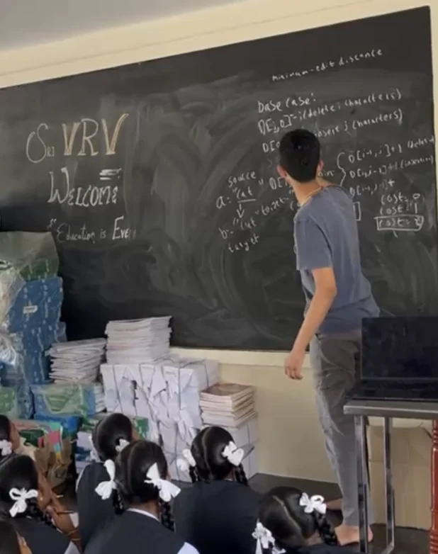 Continuing the blackboard explanation of edit distance.